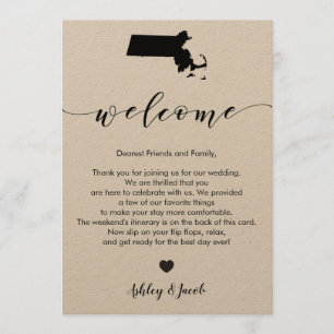 Programa Carta de bienvenida al Boda de Massachusetts e Iti