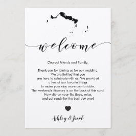 Programa Carta de bienvenida de los Bodas Turcos y Caicos e