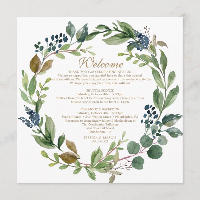 Programa Carta de bienvenida de oro de la marina verde (Anverso)