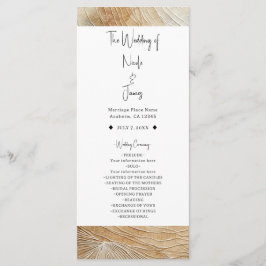 Programa Casamiento Bohemio Boho Neutral Ligero Elemento Na