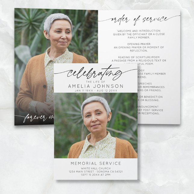 Programa Celebración de la Orden de Servicio del Funeral de (Subido por el creador)