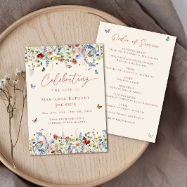 Programa Celebración de la vida de las flores silvestres Or