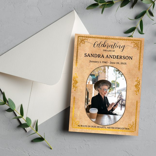 Programa Celebración de la Vida – Por Siempre en Nuestros C (Celebration of Life Programs – Forever In Our Hearts Template)