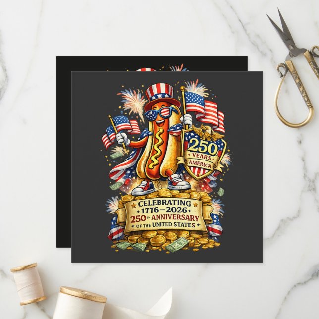 Programa Celebración del 250 Aniversario de la Independenci (Anverso/Reverso In Situ)