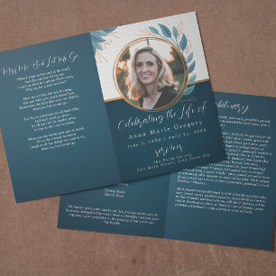 Programa Celebración del funeral conmemorativo de la vida d