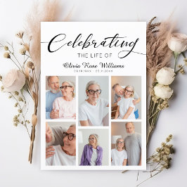 Programa Celebración Del Monumento Al Funeral De La Fotos M