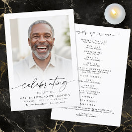 Programa Celebración Funeral de la Vida Orden de Servicio F