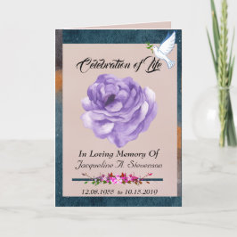 Programa Celebración plegada moderna por orden de vida al s