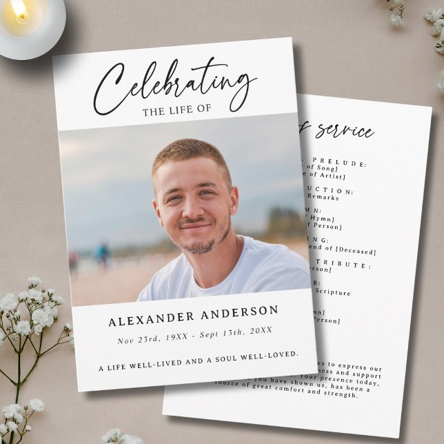 Programa Celebration of Life Funeral Photo Memorial (Subido por el creador)