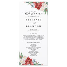 Ceremonia de Boda de Invierno con Floral Watercolo