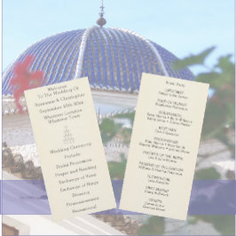 Programa Champagne Glasses Simple Wedding