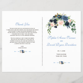 Programa Charm Navy Blue Rubor Flores Bloom