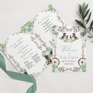 Programa Charro Quinceañera de Mint Green Western