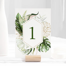 Programa Cifras de mesas florales de vegetación tropical