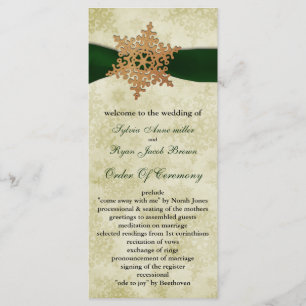Programa Cinta verde, copo de nieve rústico