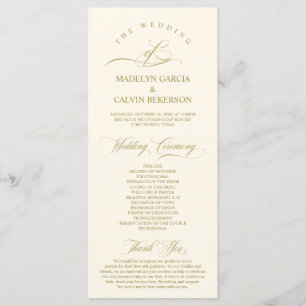 Programa Clásica Elegancia Guión de Oro, Ceremonia Boda