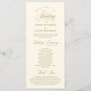 Programa Clásica Elegancia Guión de Oro, Ceremonia Boda