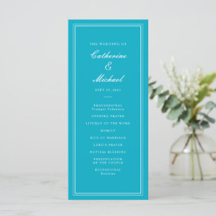 Programa Clásico absoluto guión brillante boda acuática