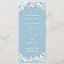 Programa clásico de bodas de encaje