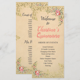 Programa Clásico de Quinceañera con Flor de Oro Vi