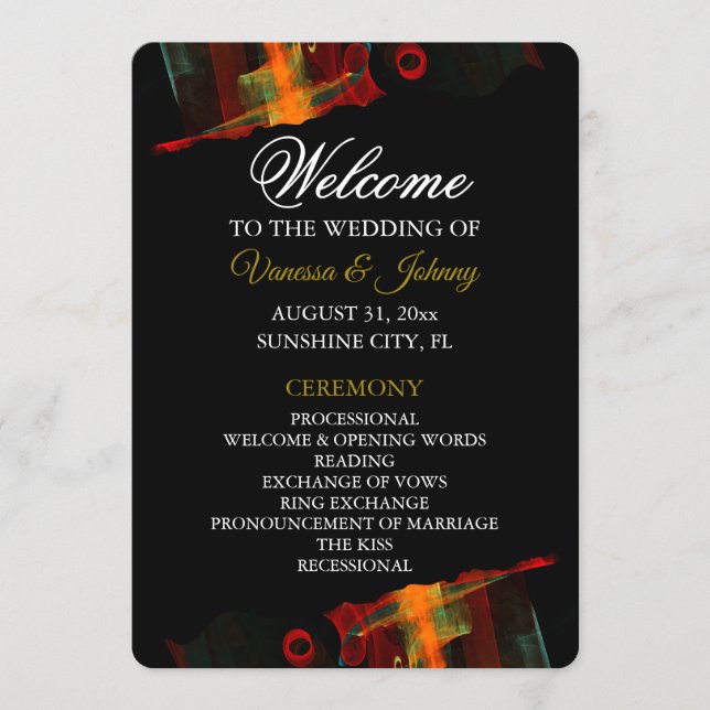 Programa Clásico Moderno Elegante Tendencia Patrón #903 Bod (Anverso)