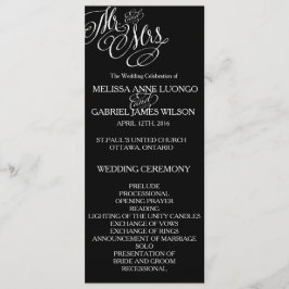 Programa clásico Sr. y Sra. Wedding