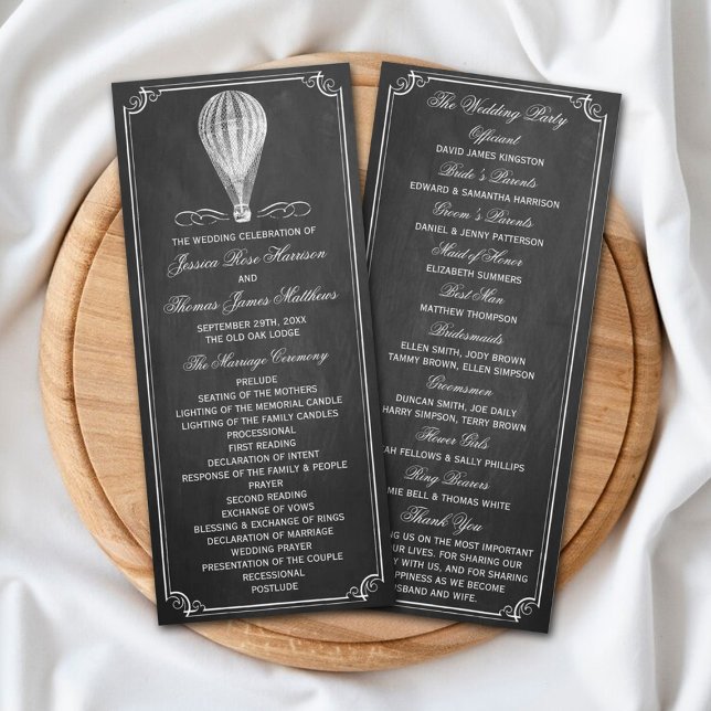 Programa Colección de Bodas de globos aerostáticos (Subido por el creador)