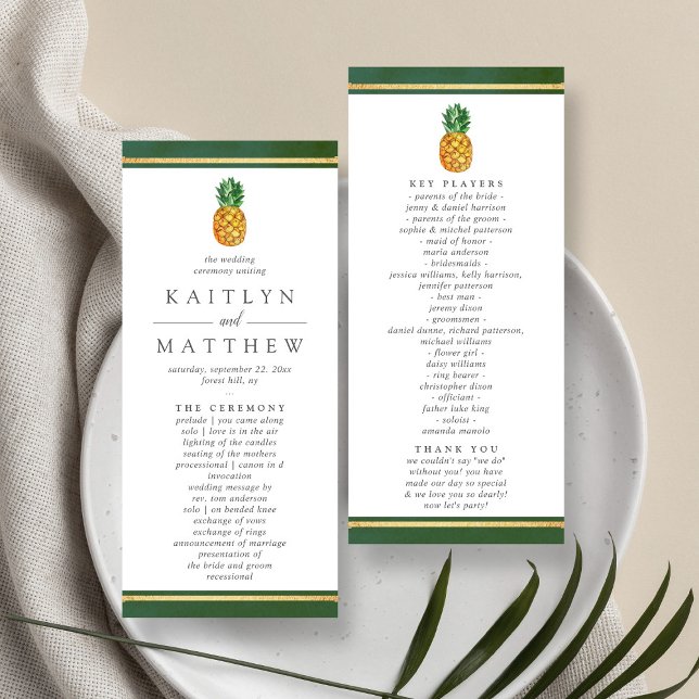 Programa Colección de Bodas de piña tropical (Subido por el creador)