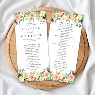 Programa Colección de Bodas de primaverales de flores