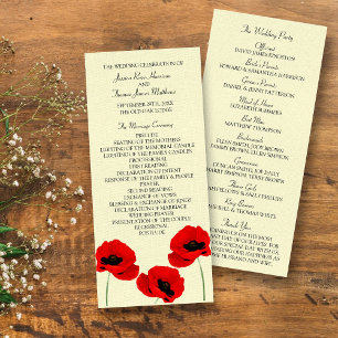 Programa Colección de Bodas florales de Red Watercolor Popp