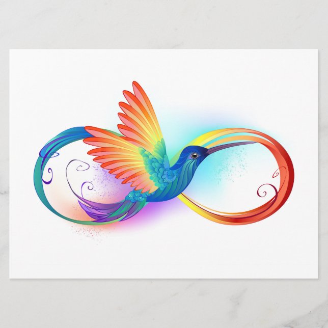 Programa Colibrí arcoiris con símbolo Infinity (Anverso)