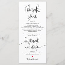 Colocar la carta de agradecimiento para la cena Bo