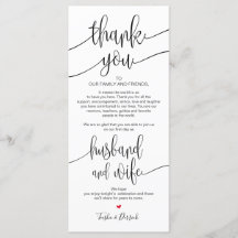 Colocar la carta de agradecimiento para la cena Bo