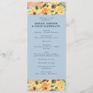 Programa Color de agua rústico del buquete girasol