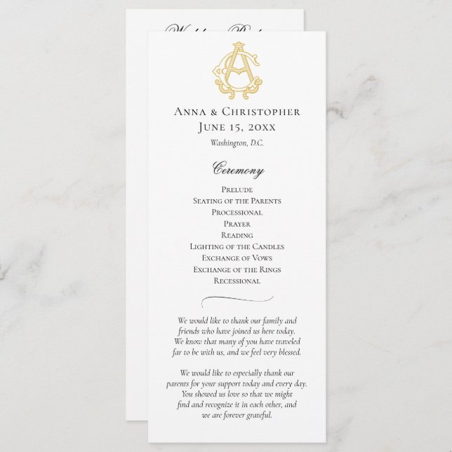 Programa COLORES EDITABLES AC Monograma CA Monograma (Anverso / Reverso)