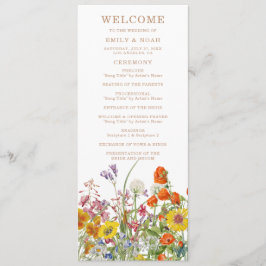 Programa Coloridas flores silvestres casadas en el campo