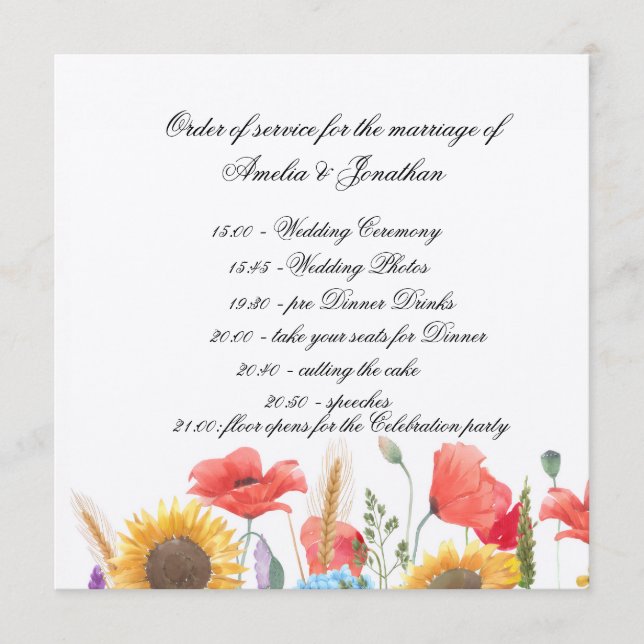 Programa completamente personalizable / Orden del  (Anverso)