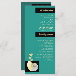 Programa Conchas marinas y corazones, bodas en la playa