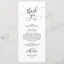 Configuración de la cena Gracias Cartas de caligra