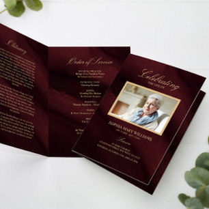 Programa conmemorativo de la caligrafía de borgoña