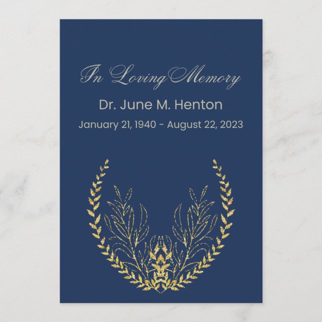 Programa conmemorativo de la hoja de oliva marina  (Anverso)