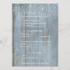 Programa Consejos Divertidos de Matrimonio, Madera Rústica,