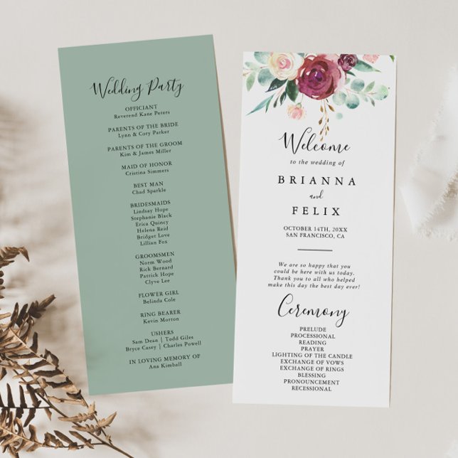Programa Contemporáneo de Matrimonio Floral de Euc (Subido por el creador)