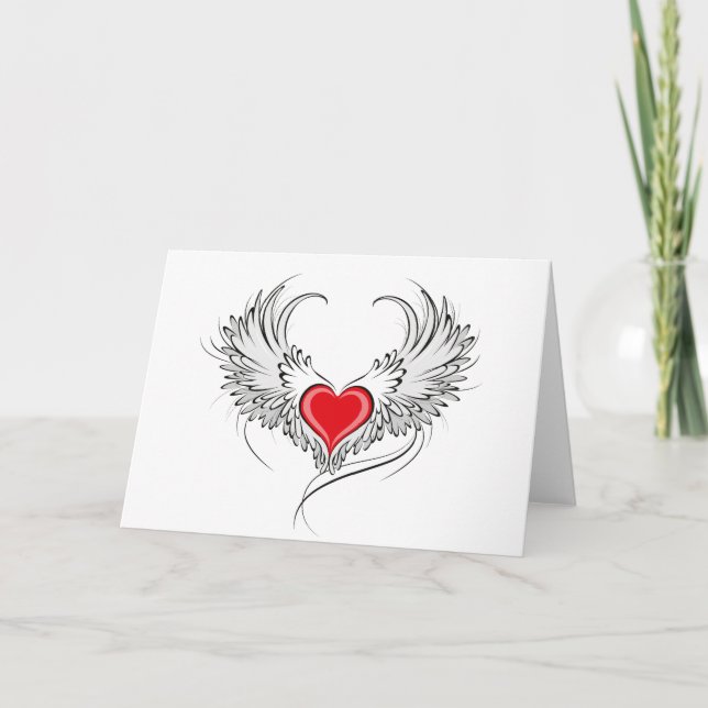 Programa Corazón de Ángel Rojo con alas (Anverso)