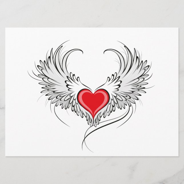 Programa Corazón de Ángel Rojo con alas (Anverso)