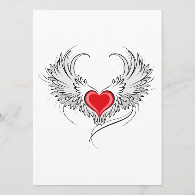 Programa Corazón de Ángel Rojo con alas (Anverso)