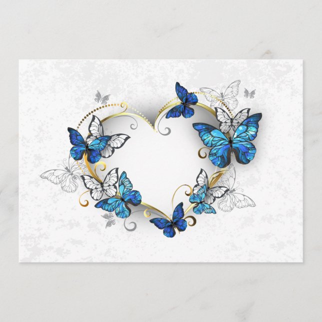 Programa Corazón de joyas con mariposas Morfo (Anverso)