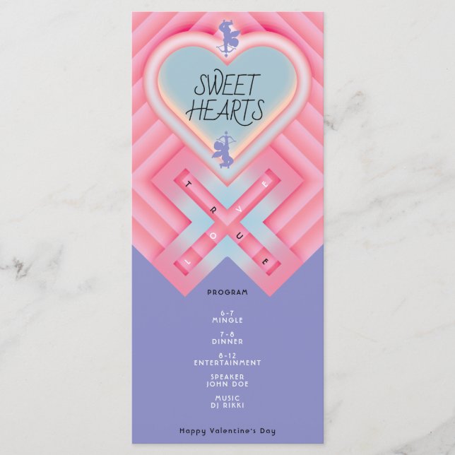 Programa Corazón de Origami X Corazones dulces (Anverso)