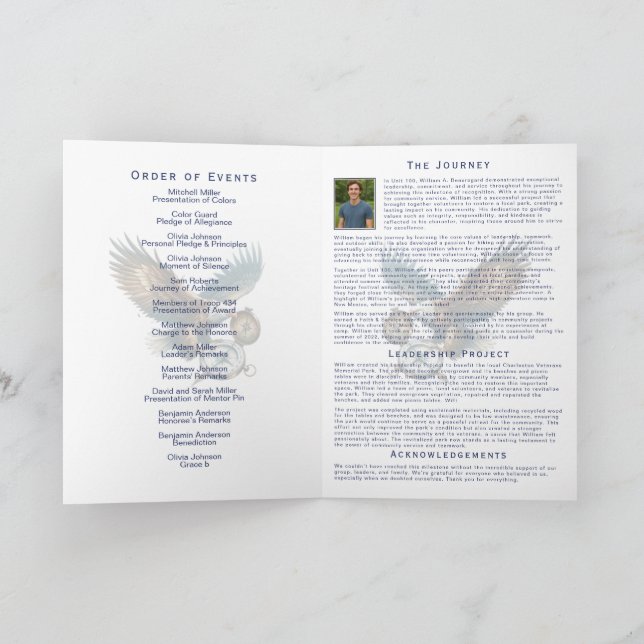 Programa Court of Honor Program (Interior)