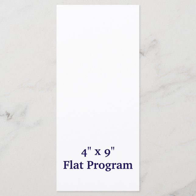 Programa Crea tu plana personalizada de 4" x 9" (Anverso)